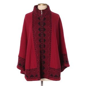 Katie Todd Red Poncho
